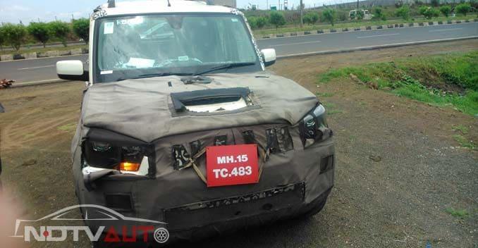 Spied: Mahindra Scorpio Facelift Spotted Testing