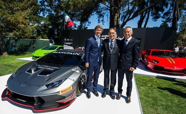 Showcased at the Pebble Beach Concours d'Elegance, the next-generation Lamborghini Huracan LP 620-2 Super Trofeo will be the new addition to the company's one-make 2015 Lamborghini Blancpain Super Trofeo series in Europe, Asia and North America.