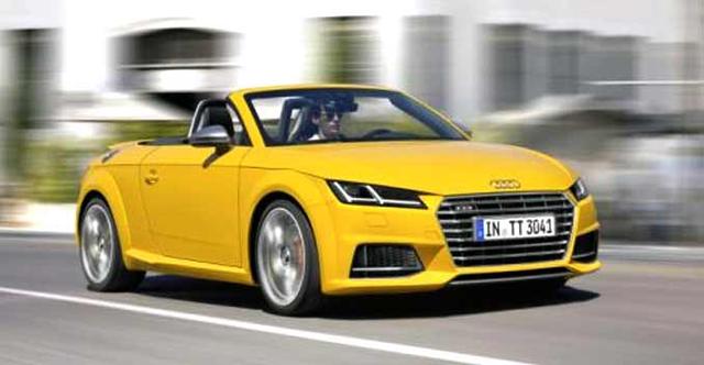 Audi has unveiled the 2015 TT & TT S Roadster, which follows the footsteps of the Coupe. The Roadster adopts a sportier exterior and a power folding fabric roof that is available in black, titanium gray or jive.