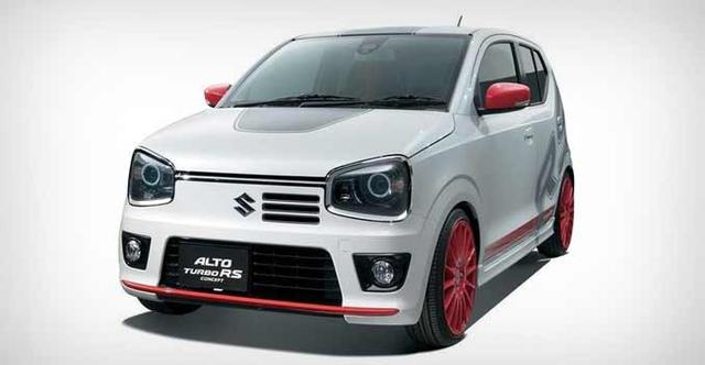 Suzuki has published the first official image of its latest concept, a hot-rodded kei car dubbed the Alto RS Turbo. The crazy small car is based on the stock eighth-gen Alto that was introduced recently.