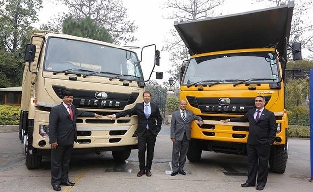 The new range of Eicher Pro 6031 (31T GVW 8X2), Eicher Pro 6025 (25T GVW 6x2) haulage trucks and Eicher Pro 6025T (25T GVW 6X4) tipper mark the entry of Eicher brand into a new phase of growth and consolidation in the heavy-duty commercial vehicle market.