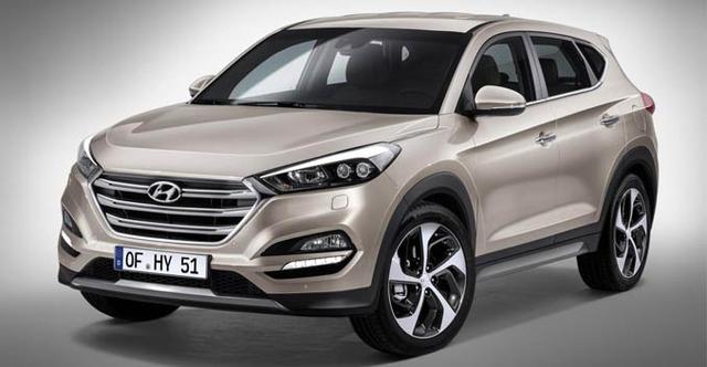 Hyundai has released the first official images with the 2016 Tucson which will make its public debut at the Geneva Motorshow. The crossover adopts many styling cues from its bigger brother Santa Fe and looks more refined than its predecessor.