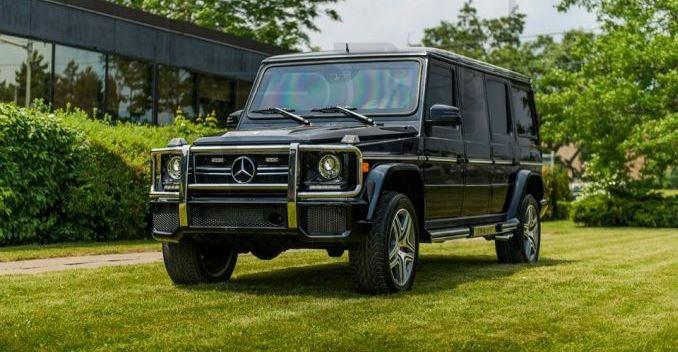 An Armoured Mercedes G63 AMG With a Luxury Jet-Like Cabin