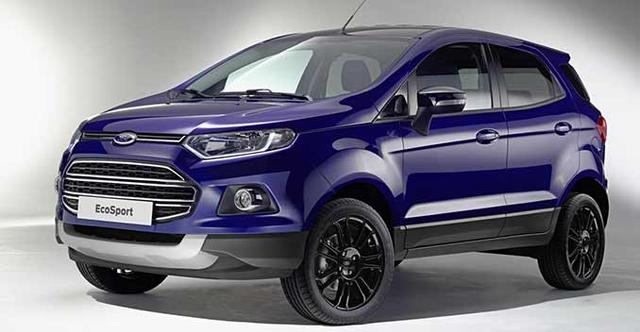 Ford has taken the wraps off the EcoSport facelift which comes sans the rear-mounted spare wheel. The car was unveiled at the 2015 Geneva Motor Show. The car gets bespoke 17-inch wheels, black roof and mirror caps, privacy glass and a rear diffuser. There are no changes to the looks of the EcoSport and frankly it didn't need any.