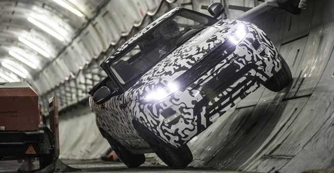 Watch the Range Rover Evoque Convertible Being Tested in the Crossrail Tunnel