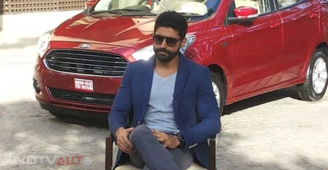 If you look at his career chronologically then it will read director, producer, writer, lyricist, actor, singer, Tv host and brand ambassador. Farhan Akhtar is versatile indeed, and now he's the brand ambassador for the Figo Aspire. We got a chance to talk to him about this new sub-4 metre car from Ford.