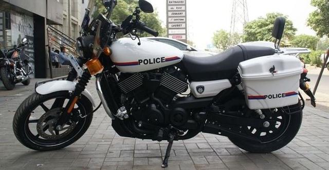 The Gujarat Police Department today received 6 customised Harley-Davidson Street 750 motorcycles, thus marking the first instance where an Indian police department has selected high-capacity motorcycles for specialized use.