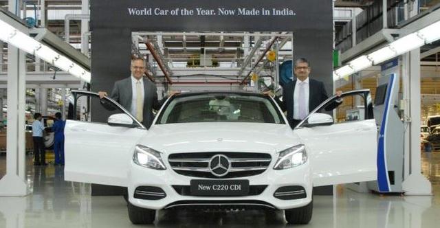 Mercedes-Benz India today rolled-out the locally manufactured all-new C 220 CDI from its manufacturing facility in Chakan, Pune - just 3 months after the car first made its debut in India debut.