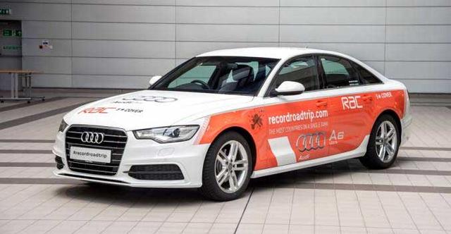 Audi and RAC will attempt to set a new Guinness World Record for traveling to the most countries on a single tank of fuel. Masterminded by RAC, the route has been carefully planned to avoid the economy-sapping effects of congested towns and cities, motorways and mountainous regions.