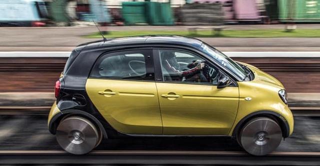 Smart has transformed the latest generation of the Forfour into the world's smallest train. This is no April Fools joke and is in fact a real car with solid steel wheels to get it on the track.