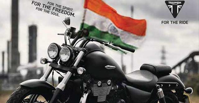 To commemorate the 69 years of India's Independence, Triumph Motorcycles, has partnered with Smile Foundation to support the cause of girl child education. Triumph Motorcycles' 'Ride for Freedom' is a pledge in this direction.