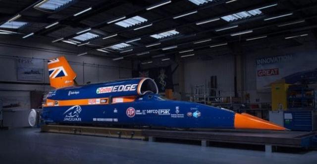 135,000hp Bloodhound Supersonic Car Makes Global Debut