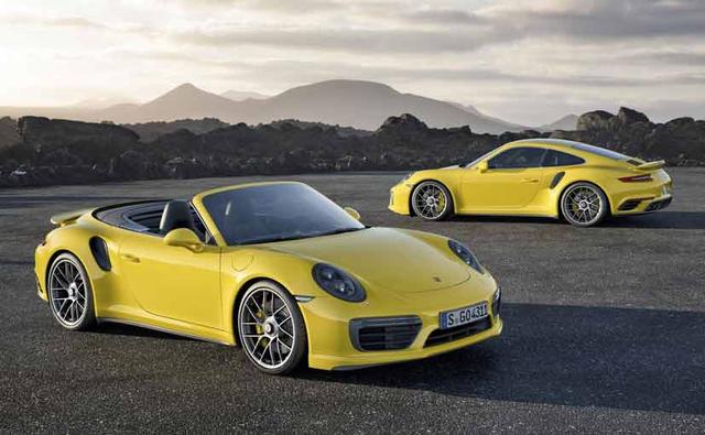 German luxury carmaker Porsche unveiled the 2017 facelift of its popular power twins - 911 Turbo and Turbo S. The cars will make their official debut at the 2016 Detroit Motor Show in the US and now come with sharper design language and lot more power under the hood. Porsche has packed in an additional 20 horses in the 2017 models over the previous ones.