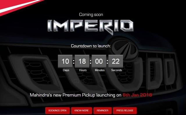 Mahindra Imperio Premium SCV to Be Launched in India on January 6