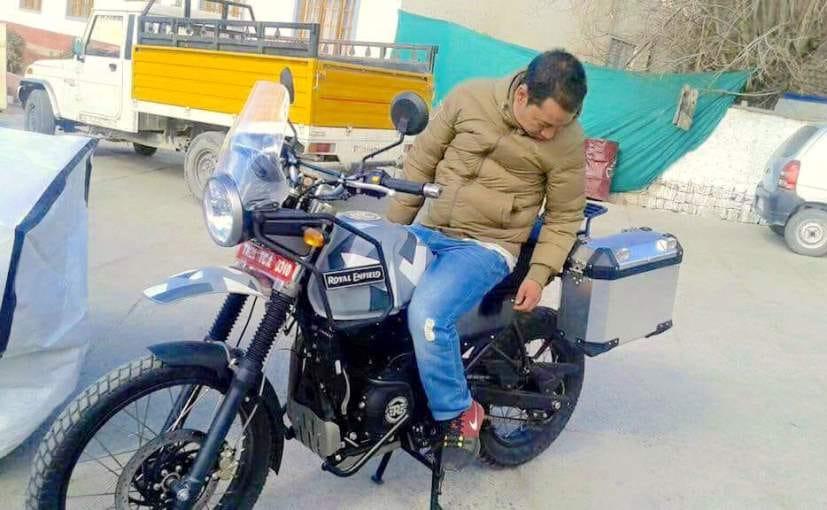 Royal Enfield Himalayan Production Ready Version Spotted Testing