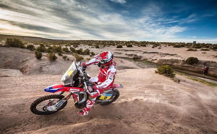 After being on the verge of retiring yesterday, Honda rider Paulo Goncalves not only started the stage 10 of the 2016 edition of the Dakar rally, but also finished it as the fourth fastest rider.