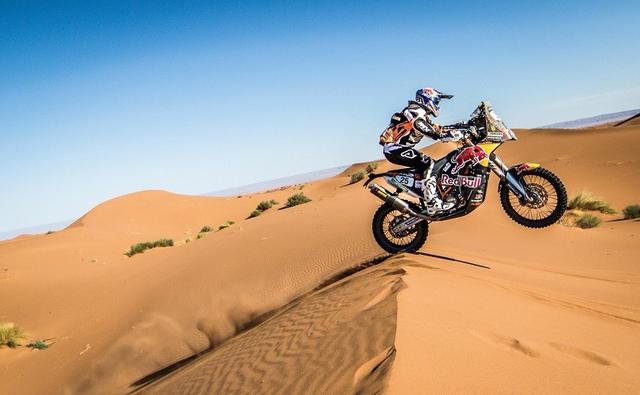 After Stefan Svitko won stage 10 of the Dakar 2016 yesterday, another rookie, Antoine Meo on a KTM, won today's stage finishing 18 seconds ahead of the overall leader Toby Price.