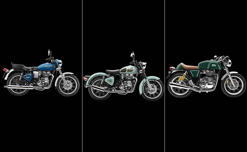 Royal Enfield Motorcycles to Get Nine New Colour Schemes