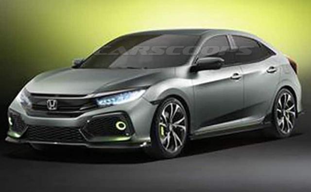 Honda Civic Hatchback concept picture leaked ahead of Geneva Motor Show 2016 debut,