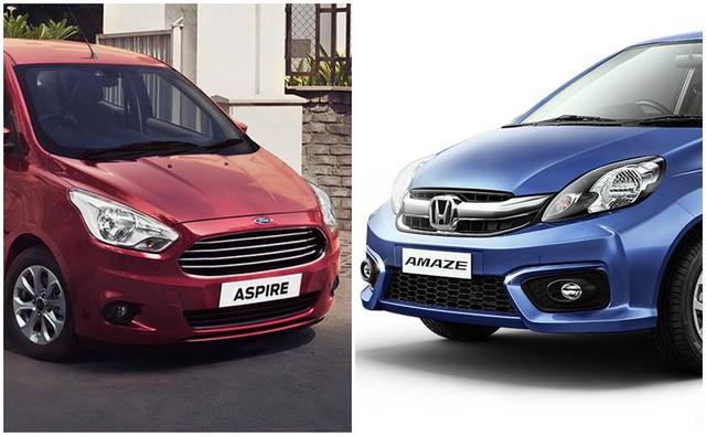 We pit the new Honda Amaze CVT against the Ford Figo Aspire AT to see how they fair against each other on papers.