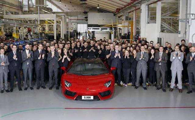 5000 Lamborghini Aventadors Produced in 55 Months