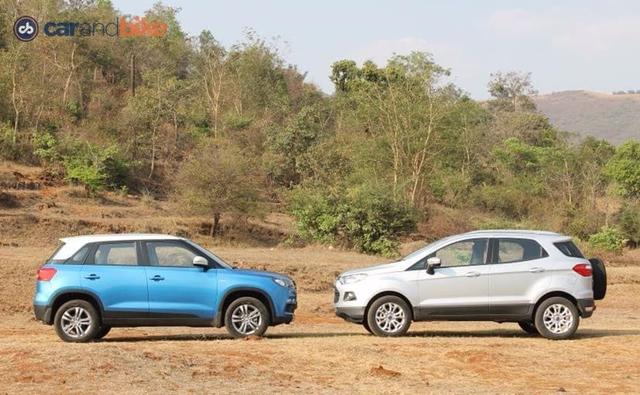 So how does the car compare with the key rivals? The Vitara Brezza will take on the Mahindra TUV 300 (though that car doesn't necessarily have the exact same buyer profile), but in many ways the real rival is the Ford EcoSport, where the direct competition comes from.
