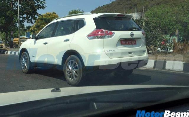 Nissan X-Trail Hybrid SUV was recently spotted testing in Chennai without camouflage ahead of India launch.