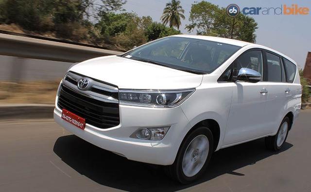Toyota has sold more than 12,200 units of the Fortuner SUV and over 85,000 units of the Innova Crysta since their respective launches in India last year.