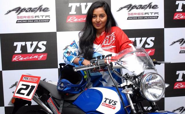 TVS Racing has announced its first woman rider - Shreya Sunder Iyer, who will be representing the racing team in the Indian National Rally Championship this year.