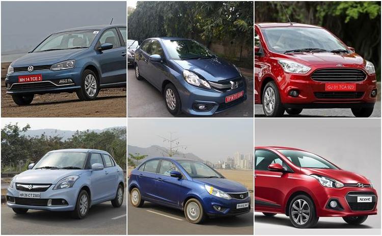 Volkswagen Ameo vs Honda Amaze vs Hyundai Xcent vs Maruti DZire vs Tata Zest vs Ford Figo Aspire: Specifications Comparison