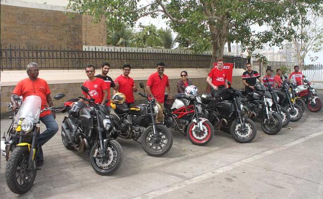 Ducati has kicked off a new ownership group, called the Desmo Owners Club which embarked on their first official ride starting from the Ducati dealership in Bandra. Members of the D.O.C. rode through the city to Nariman Point and then onward to Hard Rock Caf at Lower Parel.