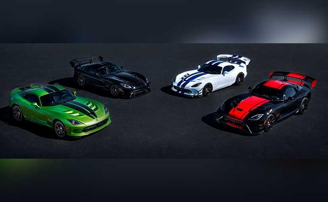 Dodge Celebrates 25 years of the Viper With 5 Limited Edition Models