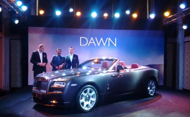 Rolls-Royce Dawn Launched in India; Prices Start at Rs. 6.25 Crore