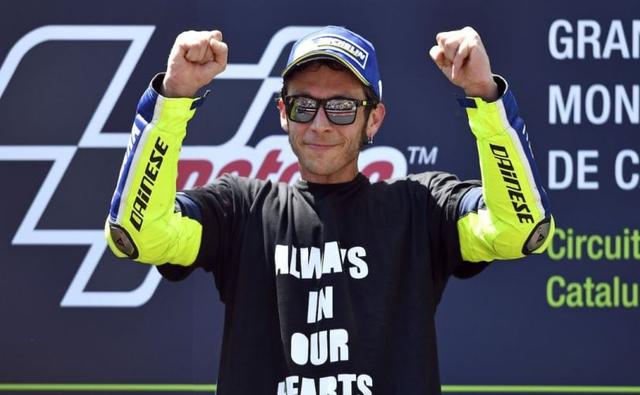It was the track of redemption for Valentino Rossi as the Yamaha rider claimed his victory at the Catalunya GP, beating Honda riders Marc Marquez and Dani Pedrosa, who finished second and third respectively.