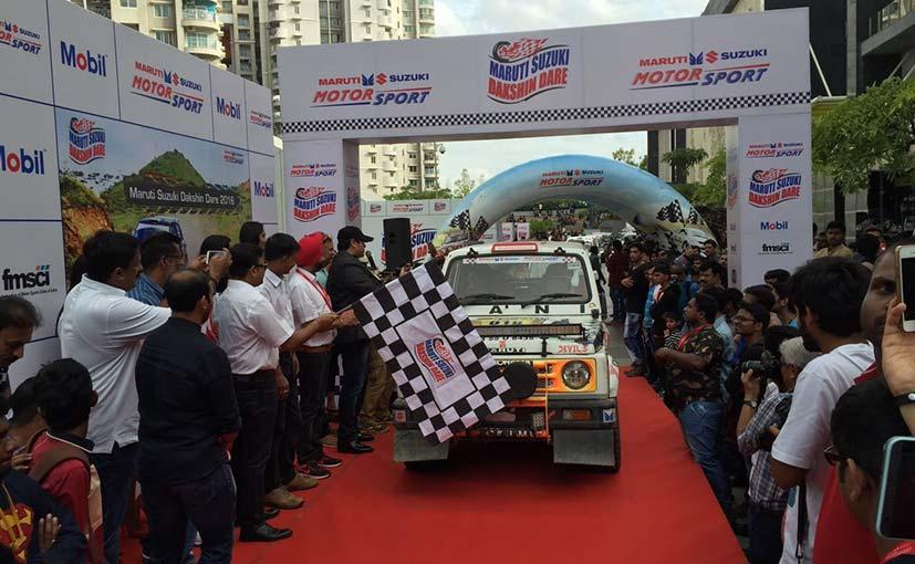 Maruti Suzuki Flags Off 2016 Dakshin Dare Rally In Bengaluru