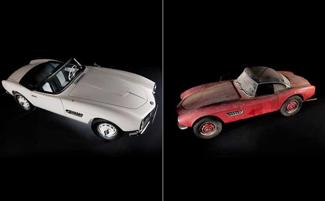 Elvis Presley has had a colourful career and we've always tapped our toes to his songs or clicked our fingers at the least. But his love for cars and bikes is one that we remember especially the one that was recently uncovered - the BMW 507.