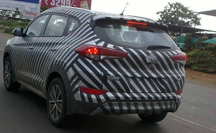 Hyundai Tucson Spied Testing In Pune Ahead Of Launch