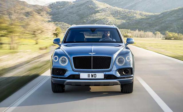 Bentley has unveiled the diesel model of its first-ever SUV - Bentayga. The new variant in the carline is also the first diesel model in the the British luxury automaker's history. Named after the Roque Bentayga rock formation on Spain's Grand Canary Island, the Bentley Bentayga with a twin-turbocharged 6.0-litre W12 engine, was recently launched in India earlier this year in April.