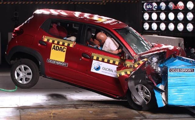 Made-In-India Cars Crash Tested Again; Kwid And Mobilio Perform Poorly
