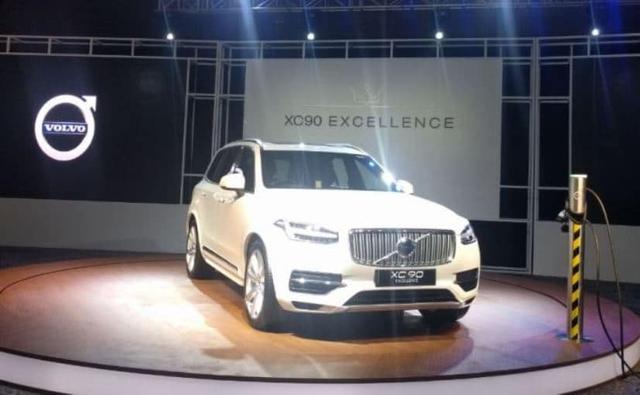 Volvo XC90 T8 Excellence Hybrid, the luxury SUV's top-of-the-line variant and the country's first plug-in hybrid SUV, has been launched in India at Rs. 1.25 crore (ex-showroom, Delhi).