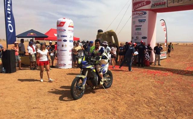 The final stage of Oilibya Rally of Morocco of 2016 saw TVS-Sherco rider Aravind KP finish 26th overall in the final standings, climbing two places over Day 4. With the completion of the rally, Aravind now qualifies to ride for the ream at the Dakar Rally 2017 scheduled next January.