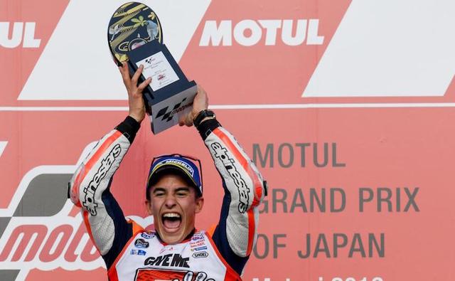 It was the perfect weekend for team Repsol Honda at the Motegi Grand Prix as Marc Marquez took a hard fought win to the pole, while also sealing his crown for the world championship title this season.