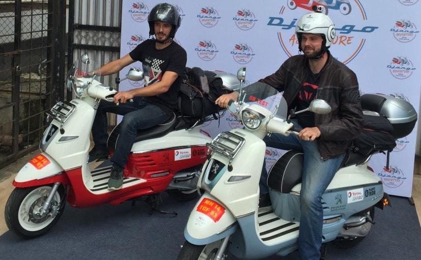 Peugeot Django 125 Scooters Ride Across India On A Journey From Paris To Vietnam