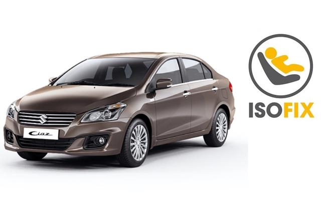 Maruti Suzuki Ciaz, the popular sedan from the Indo-Japanese carmaker will now come with ISOFIX mounts as an additional safety feature for child occupants. The new safety feature will be offered as a standard fitment across all Ciaz variants