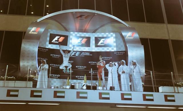 Nico Rosberg finally secured his first Formula One title as he finished on the podium at the Abu Dhabi Grand Prix, even as Lewis Hamilton won the final race of the 2016 season.