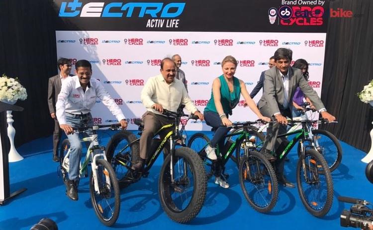 India's largest and the world's largest bicycle manufacturer - Hero Bicycles has launched a new range of electric assist bicycles in India called as the 'Lectro'. The new bicycles are being offered in different styles and will go on sale from January 2017 with prices starting at Rs. 40,000.