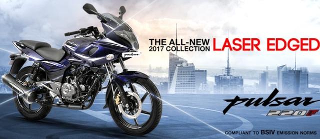 BSIV Compliant 2017 Bajaj Pulsar 220F With New Colours Launched; Priced At Rs. 91,000
