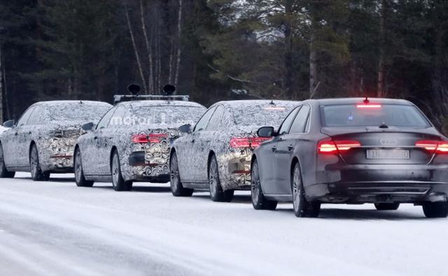 2018 Audi A8 Spotted During Cold Weather Testing