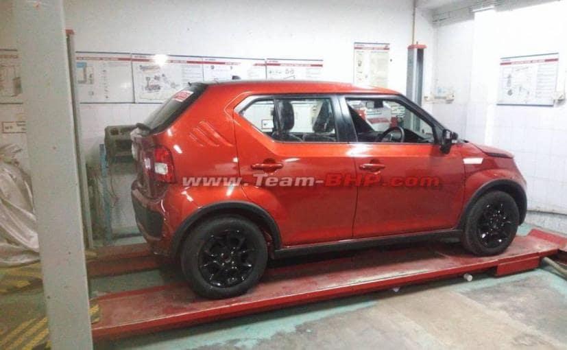 Maruti Suzuki Ignis Spotted Sans Camouflage Ahead Of Launch