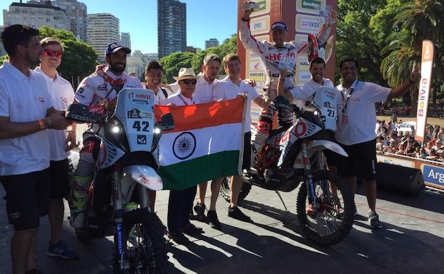 The Dakar Rally 2017 saw Hero MotoSports Team Rally riders Joaquim Rodrigues, who also made his Dakar debut this year, finish 10th while India's very own CS Santosh finished 47th in his third Dakar outing.